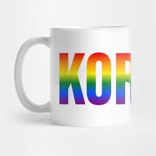 Rainbow Korean LGBTQ Pride Mug